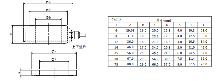 Bolt Washer Load Cell