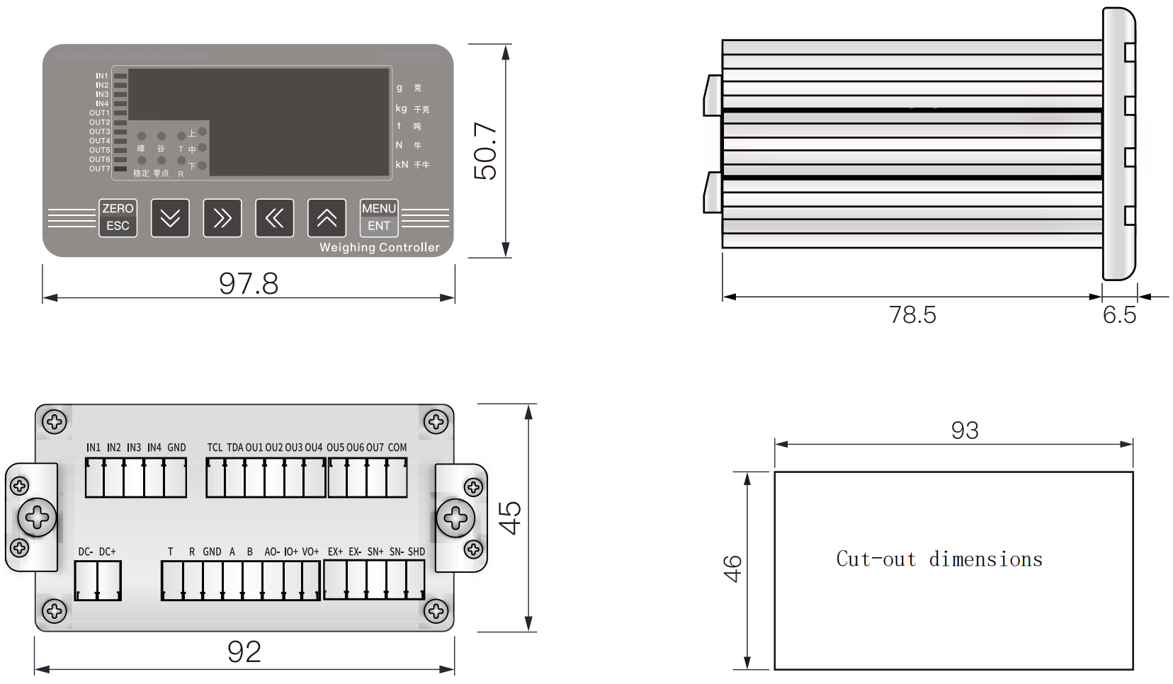 High-precision display instrument
