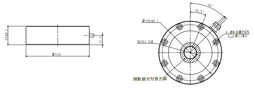 Compression Spoke Load Cell