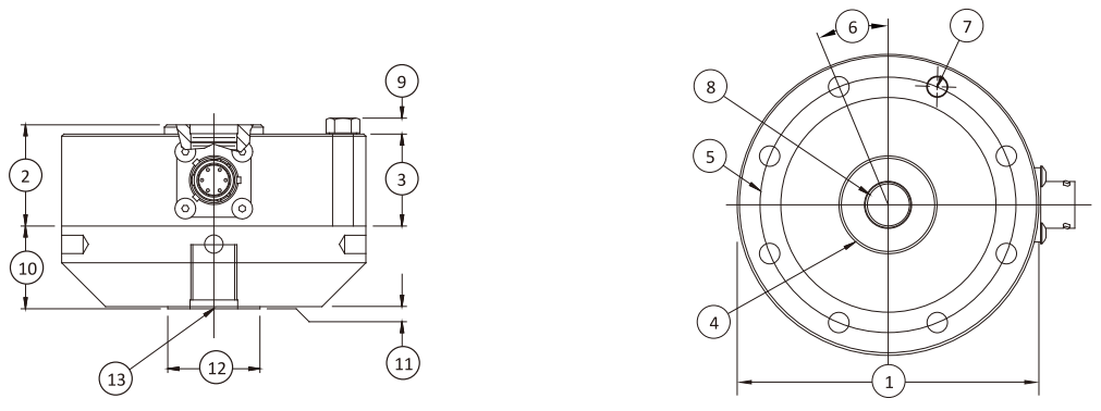 Low-range fatigue-rated spoke force transducer – FI10 series (1)