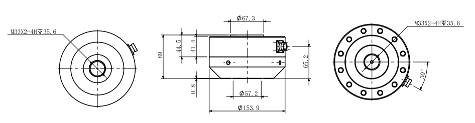 Compression Precision LowProfile Load Cell