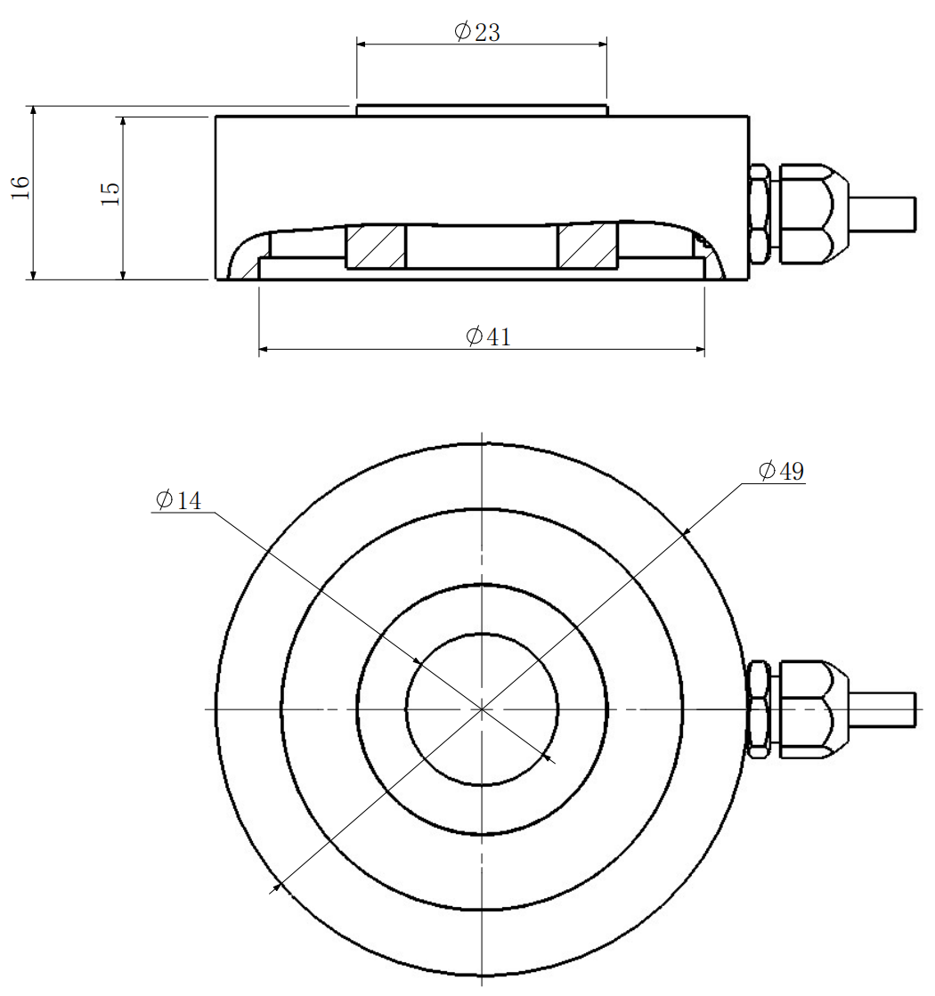 Through hole Load Cell FA1612