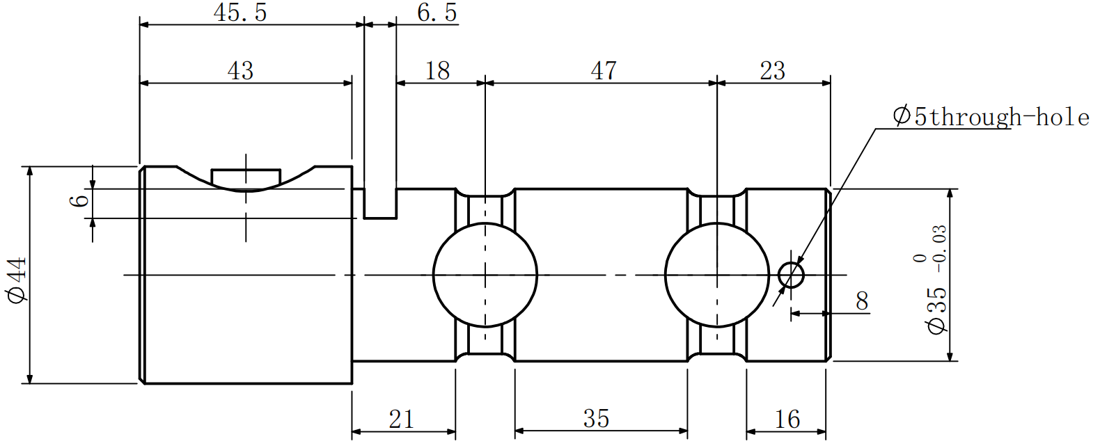 Clevis Pin Load Cell dynamometric axle (2)