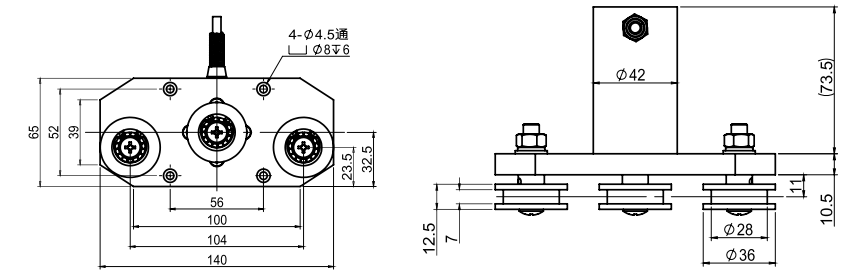 3 Roller Tension Sensor
